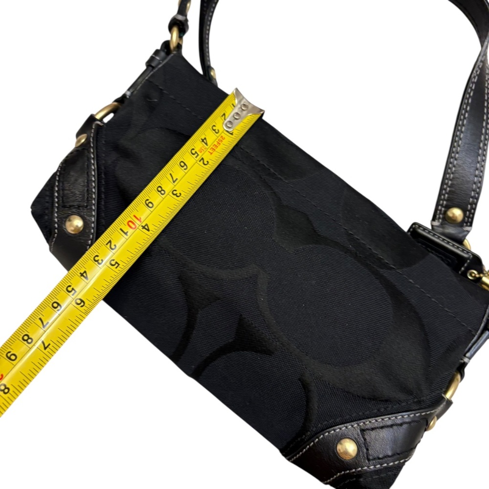 Coach 10730 black vintage y2k mini carly Carley bag rare - Picture 12 of 14